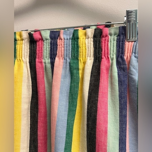 J. CREW Women’s Rainbow Striped Linen Skirt - Size 00 - Picture 4 of 7
